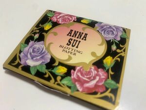 ANNA SUI アナスイ あぶらとり紙 パープル メイク用品 メイク直し コスメ クーポン