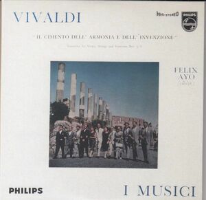 [2CD/Philips]ヴィヴァルディ:ヴァイオリン協奏曲変ホ長調RV.253&ヴァイオリン協奏曲ハ長調RV.180他/F.アーヨ(vn)&イ・ムジチ合奏団 1961.9