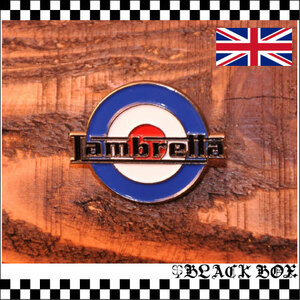 英国 インポート Pins Badge ピンズ ピンバッジ ラペルピン Lambretta ランブレッタ ターゲットマーク ラウンデル イギリス UK ENGLAND 134