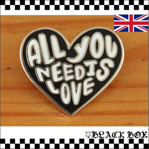 英国 インポート Pins ピンズ ピンバッジ The Beatles ビートルズ All You Need Is Love 愛こそはすべて イギリス イングランド UK GB 594