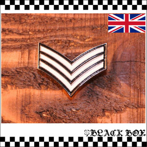 英国インポート Pins Badge ピンズ ピンバッジ 英軍 イギリス 空軍 軍曹階級章 MODS モッズ 118