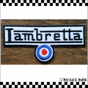 インポート ワッペン LAMBRETTA ランブレッタ TARGETMARK ターゲットマーク ラウンデル MODS モッズ 英国 UK GB england イギリス 036