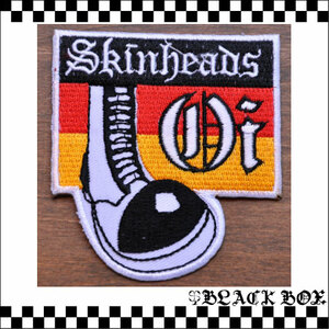 アイロン ワッペン oi SKINS SKINHEAD BOOT patch スキンズ ブーツ マーチン オイ PUNK パンク mods イギリス 英国 england UK GB 147