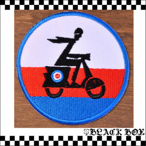 ワッペン Vespa べスパ TARGET MARK ターゲットマーク 英国 イギリス UK GB ENGLAND イングランド MODS モッズ SKA スカ PUNK パンク 084