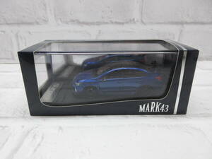 ミニカー 1/43 マーク43 MARK43 スバル S208 NBR チャレンジパッケージ カーボンリアウイング WR ブルーパール モデルカー 