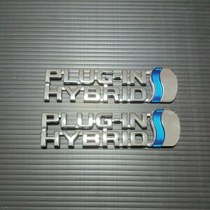 トヨタエンブレム　HYBRID　プラグインハイブリッド　プリウス　