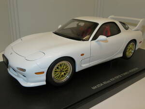 未展示暗所保管 オートアート 1/18 マツダ アンフィニ RX-7 FD3S チューンド・バージョン ホワイト AUTOart MAZDA Tuned version