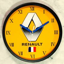 RN1 ルノー Renault 掛け時計 フランス車 ルーテシア キャプチャー トゥインゴ カングー アルカナ メガーヌ ２CV キャトル ゴルディーニ_画像3