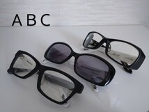 ABC 3点セット recs レックス 正規品 サングラス GLAY JIRO プロデュースs27-01 s44-01 sp16-01 Shutter speeds_画像1