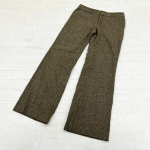 1254* MACPHEE McAfee pants bottoms trousers slacks Zip fly casual khaki lady's 36