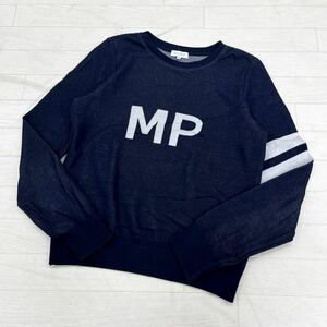 1267◎ MACKINTOSH PHILOSOPHY マッキントッシュフィロソフィー トップス プルオーバー ニット 長袖 ネイビー レディース38