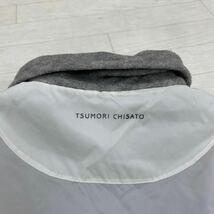 1266◎ TSUMORI CHISATO ツモリチサト トップス ジャケット アウター リバーシブル 長袖 グレー ホワイト レディース2_画像5