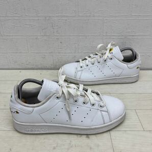 1271◎ adidas STANSMITH アディダス スタンスミス 靴 シューズ スニーカー ローカット フラット ソール ホワイト レディース23.5の画像4