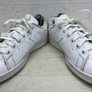 1271◎ adidas STANSMITH アディダス スタンスミス 靴 シューズ スニーカー ローカット フラット ソール ホワイト レディース23.5の画像2