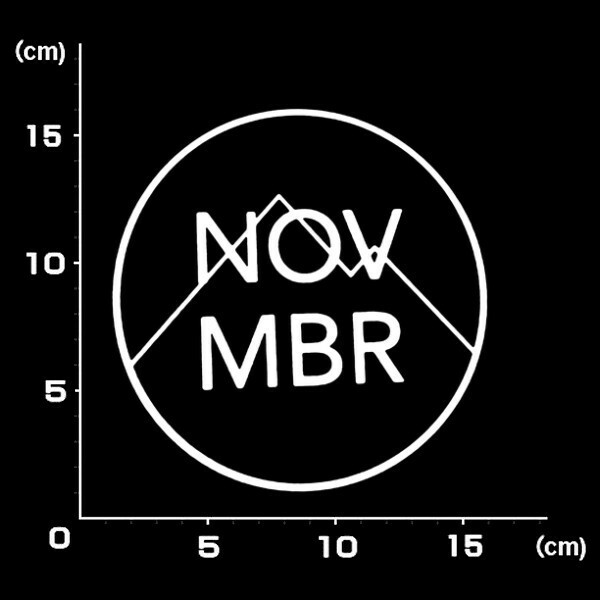 送料無料★0905★november nov. ノベンバー★スノーボード★スノボー★SNOWBOARD★ステッカー