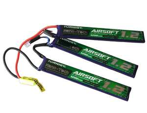 no4 N電動ガン Turnigy nano-tech 11.1V 1200mAh 15C25C リポ 電動ガン エアガン リチウムポリマー バッテリー