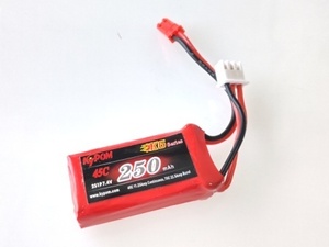 Kypom K6 7.4V 250mAh 45C90C リポ バッテリー★ホビーショップ青空