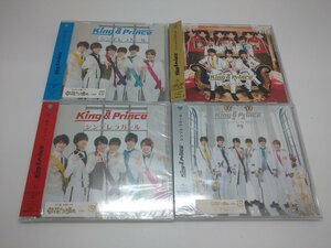 【中古品】CD King & Prince シンデレラガール【UNIVERSAL MUSIC STORE限定】K盤＆P盤+初回限定盤A＆B 4点セット（管理番号：006169）