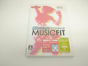 【中古品】Wii ダンスダンスレボリューション　ミュージックフィット　※ソフト単品（管理番号：006199）