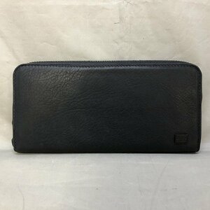 【中古品】Dakota BLACK LABEL 0625903 ラウンドファスナー財布（管理番号：046104）