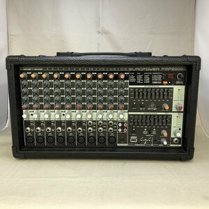 【ジャンク品】behringer（ベリンガー） PMP2000D パワードミキサー ※音出し確認のみ（管理番号：046112）