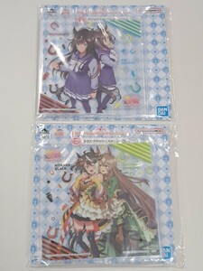 ウマ娘 一番くじ F賞 スクエアアクリルスタンド ドゥラメンテ キタサンブラック サトノダイヤモンド エアグルーブ ２点 セット 未開封品