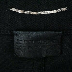 SAINT LAURENT PARIS サンローラン パリ ストレッチ スキニー ブラックデニム パンツ ジーンズ ブラック 525173 YG869 サイズ26の画像3