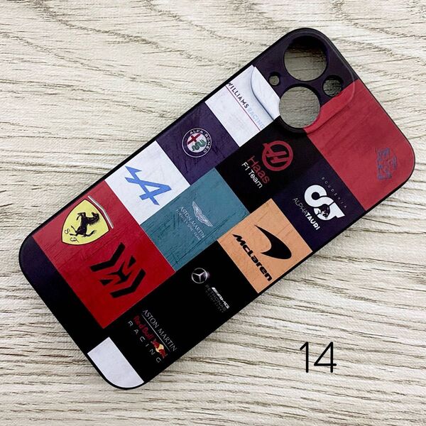 F1 チーム ロゴ iPhone 14 ケース メルセデス レッドブル フェラーリ マクラーレン ウィリアムズ