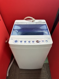 t0258 直接引き取り限定 美品 Haier 全自動洗濯機 縦型 JW-C55FK 2019年製 5.5kg ホワイト 家電 一人暮らし