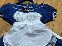 メイド服　マイキティーメイド　ブルー　Mサイズ　ボディライン　BODYLINE 新品_画像3