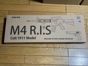 トイガン2丁セット M4 M4 R.I.S とColt 1911 Model M4モデル 新品