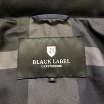 ブラックレーベルクレストブリッジ【BLACK LABEL CRESTBRIDGE】ダウンジャケット メンズ M バーバリー フェザー 冬 ETIQUE社製生地 P36_画像5