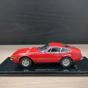 【1/43】FERRARI(フェラーリ)365 GTB/4 LATE VERSION RED(赤) デイトナ（KYOSHOORIGINAL KO5052R）