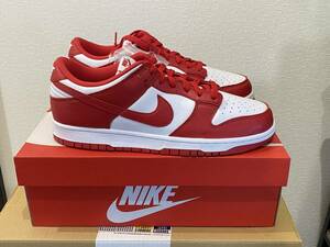 Nike Dunk Low SP White and University Red 28.5cm