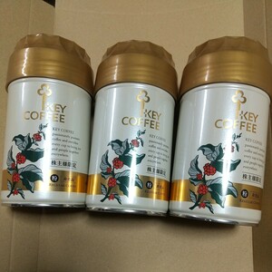 キーコーヒー 缶 レギュラーコーヒー（粉）160g×3缶 非売品 株主優待