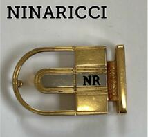 【即日発送】ニナリッチ ベルト バックル ゴールド ロゴ NINARICCI NR_画像1