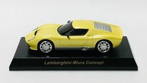 ○ MKA135 サークルKサンクス限定　京商 ランボルギーニミニカーコレクション 3 ミウラコンセプト　黄　Lamborghini Miura concept 1/64