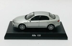 ○ MKA138 サークルKサンクス限定　京商 アルファロメオミニカーコレクション Alfa Romeo 159 シルバー　1/64