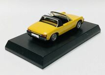 ○ MKA154 サークルKサンクス限定　京商 ポルシェ　ミニカー　コレクション　PORSCHE914 黄　1/64_画像3