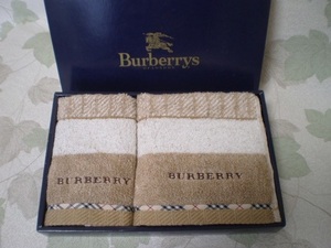 ◇送料無料◇箱なし発送◇Burberrys◇タオルセット◇2枚◇バーバリー◇未使用品WB◇