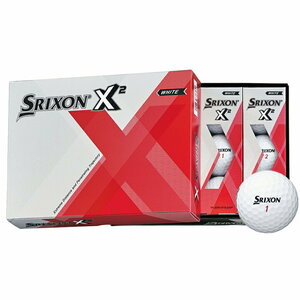 送料定額◎新製品　ダンロップ SRIXON X2 ボール ホワイト 1ダース 