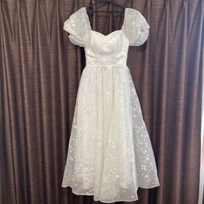 最終値下げ!!《極美品》ロングワンピース ドレス フォトウェディング 二次会 演奏会 ウェディングドレス