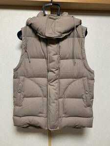 ノンネイティブ★nonnative★ダウンベスト★ベージュ★サイズ1★送料込