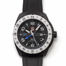 LUMINOX ルミノックス SXC PC CARBON GMT 5020 SERIES Ref.5027 XS クォーツ ウルトラライトカーボン メンズ 男性用 腕時計 新品同様_画像1