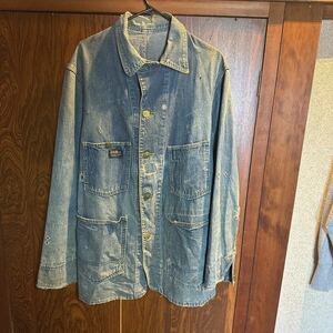 40〜50年代 OSHKOSH B'GOSH オシュコシュ ビゴッシュ デニムカバーオール ビンテージ ヴィンテージ ワークジャケット