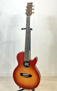 【レア】Morris Groovin モーリスギター エレクトリック・アコースティック・ギター PA-28F ストラップ ハードケース付属