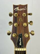 【レア】Morris Groovin モーリスギター エレクトリック・アコースティック・ギター PA-28F ストラップ ハードケース付属_画像5