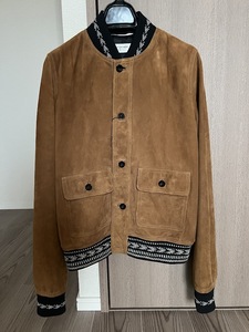 サンローラン スウェードレザージャケット 46 SAINT LAURENT 新品 