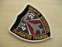 【送料無料】航空自衛隊 第21飛行隊 整備パッチKEEPERワッペン/21ST FIGHTER TRAINING SQ T-２patch AIR FORCE空自JASDF日本空軍JAPAN M36_画像2