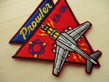 【送料無料】アメリカ海軍プラウラーEA-6B Prowlerパッチ刺繍ワッペン/戦闘機patchネイビーNAVY米海軍USN米軍USミリタリー M39_画像2